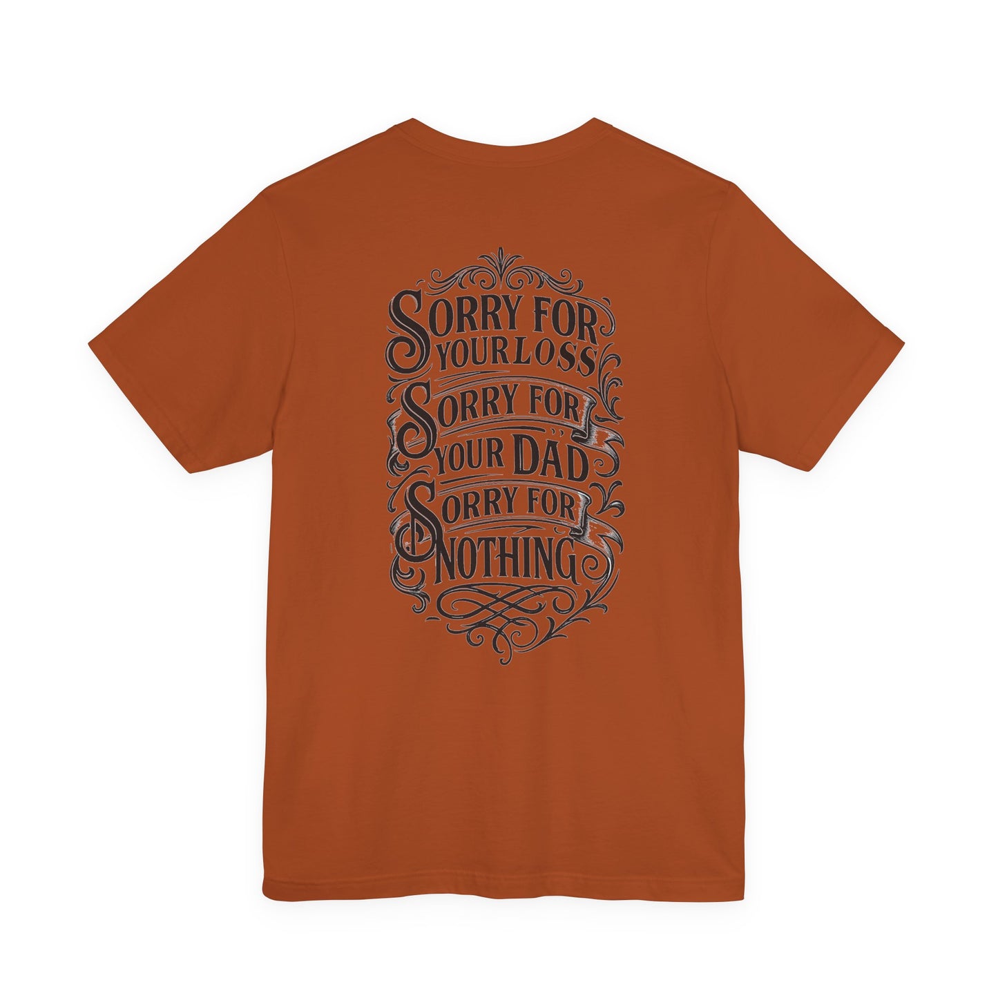 Dead Dads Club Sorry Graphic Tee, Unisex Short Sleeve T-Shirt, Halloween Shirt, Edgy Casual Wear, Alternative Fashion, Fun Gift Idea