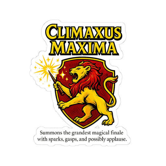 Harry Potter After Dark Naughty Spell Climaxus Maxima Magical Lion Sticker Set | Whimsical Art for Laptops, Journals, and Decor, Perfect Gift for Magic Lovers, Climaxus Maxima Design