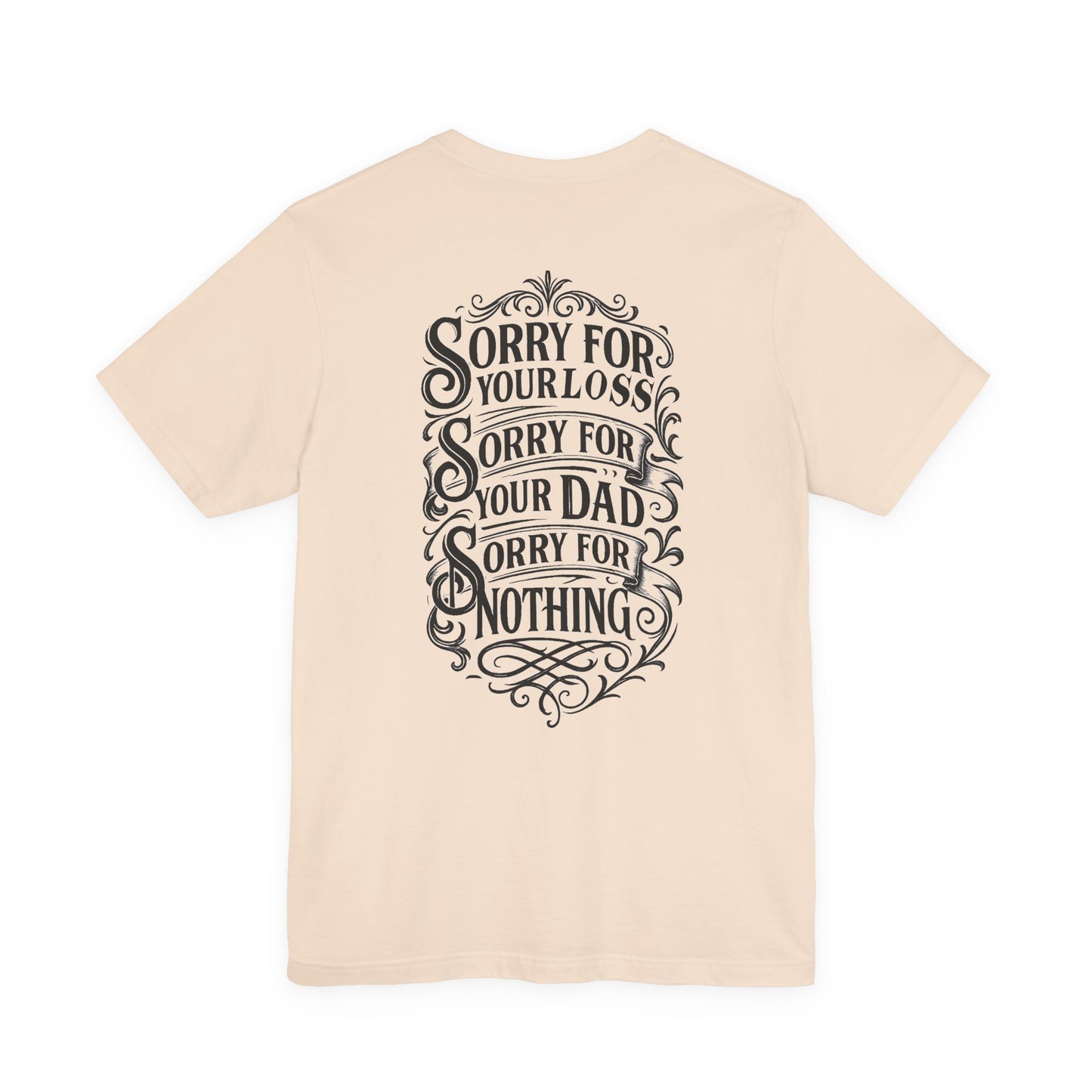 Dead Dads Club Sorry Graphic Tee, Unisex Short Sleeve T-Shirt, Halloween Shirt, Edgy Casual Wear, Alternative Fashion, Fun Gift Idea