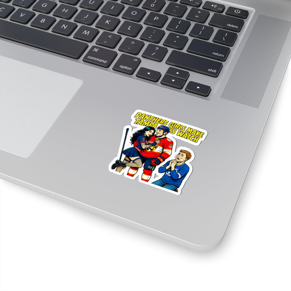 Fun Hockey Kiss-Cut Stickers, Sport Fan Gifts, Laptop Decals, Unique Car Stickers, Cool Home Decor