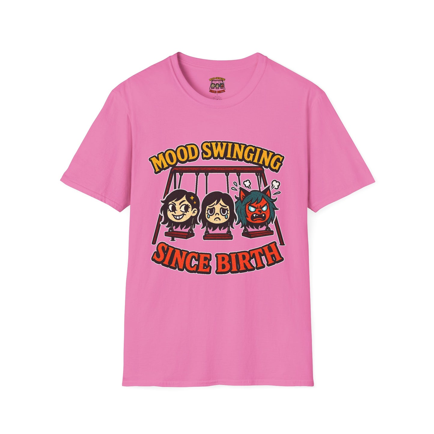 Mood Swinging Unisex T-Shirt, Funny Graphic Tee, Humor Shirt, Gift for Friends, Casual Wear, Birthday Present