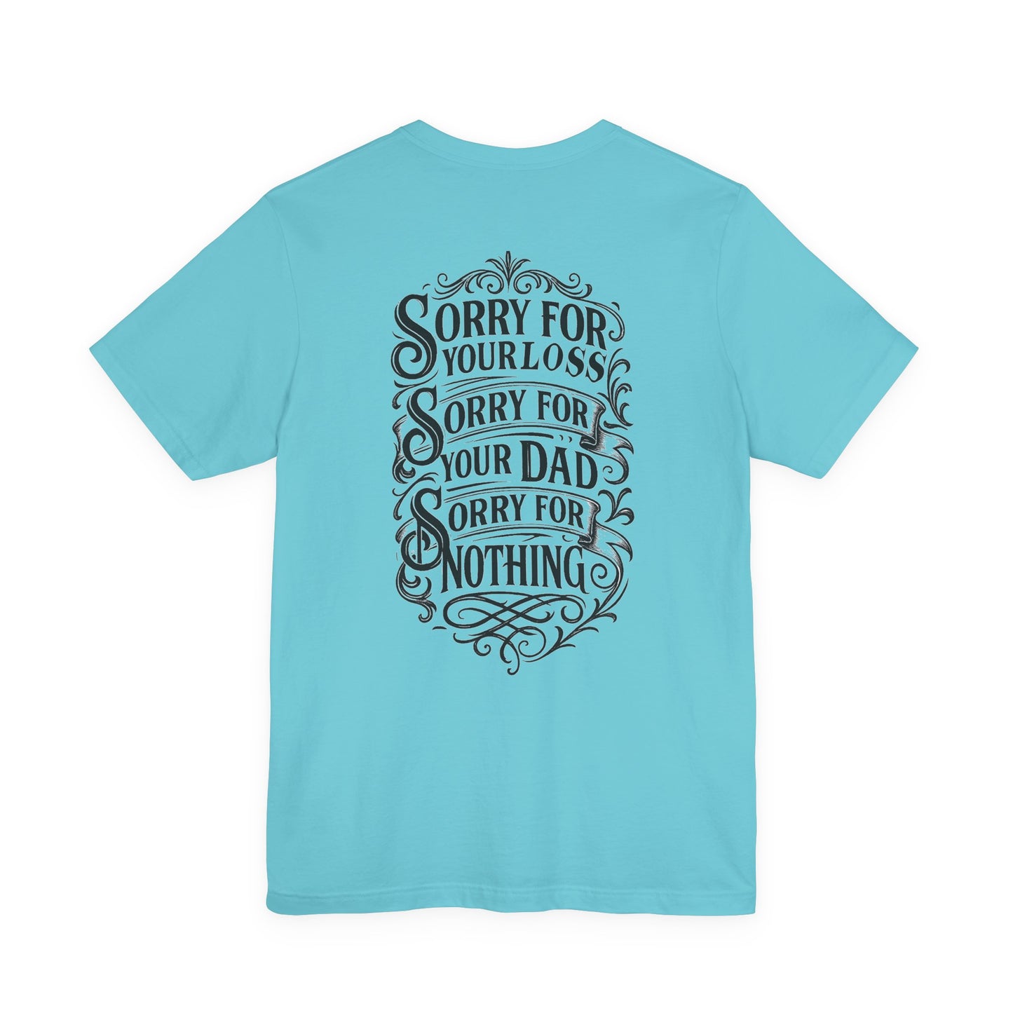 Dead Dads Club Sorry Graphic Tee, Unisex Short Sleeve T-Shirt, Halloween Shirt, Edgy Casual Wear, Alternative Fashion, Fun Gift Idea