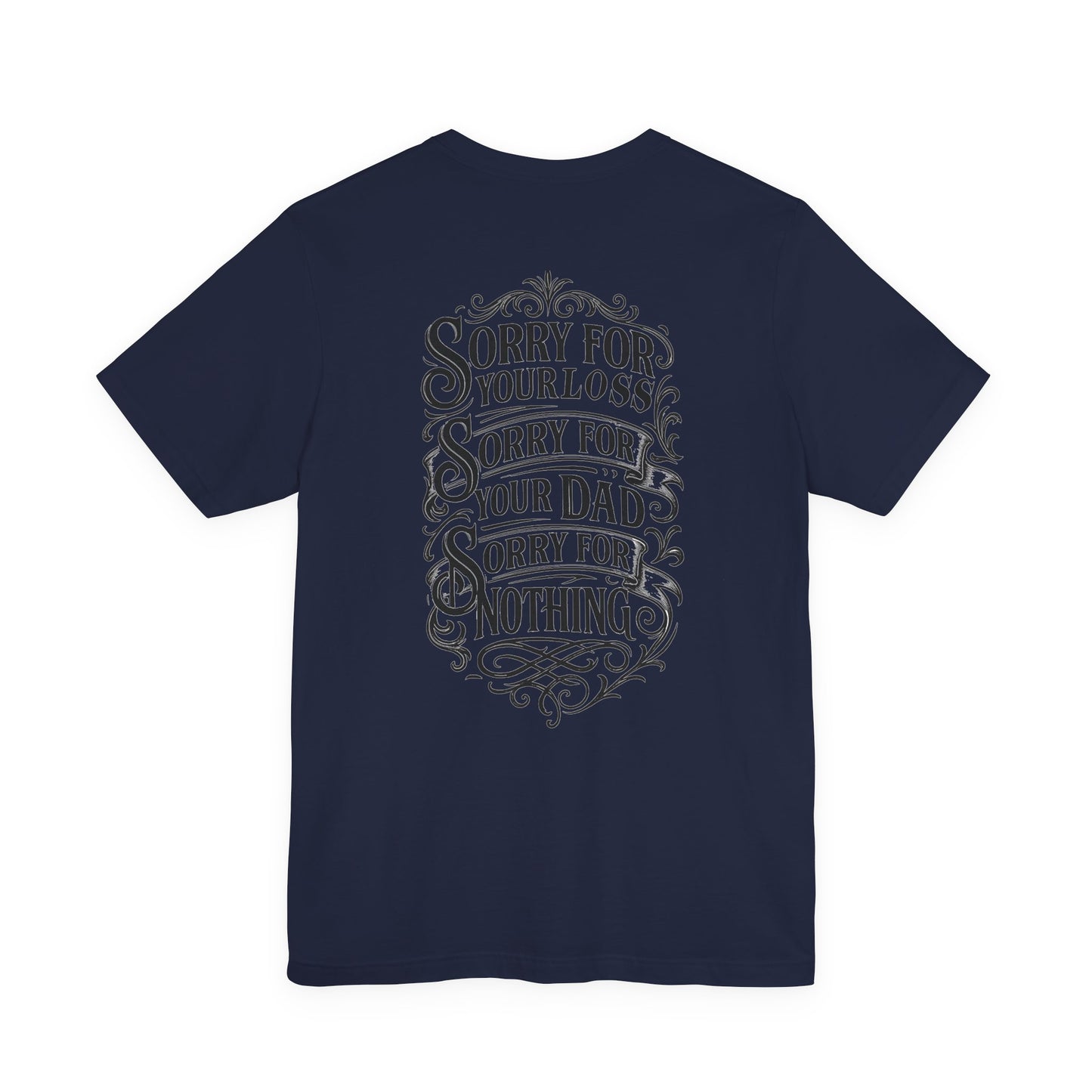 Dead Dads Club Sorry Graphic Tee, Unisex Short Sleeve T-Shirt, Halloween Shirt, Edgy Casual Wear, Alternative Fashion, Fun Gift Idea