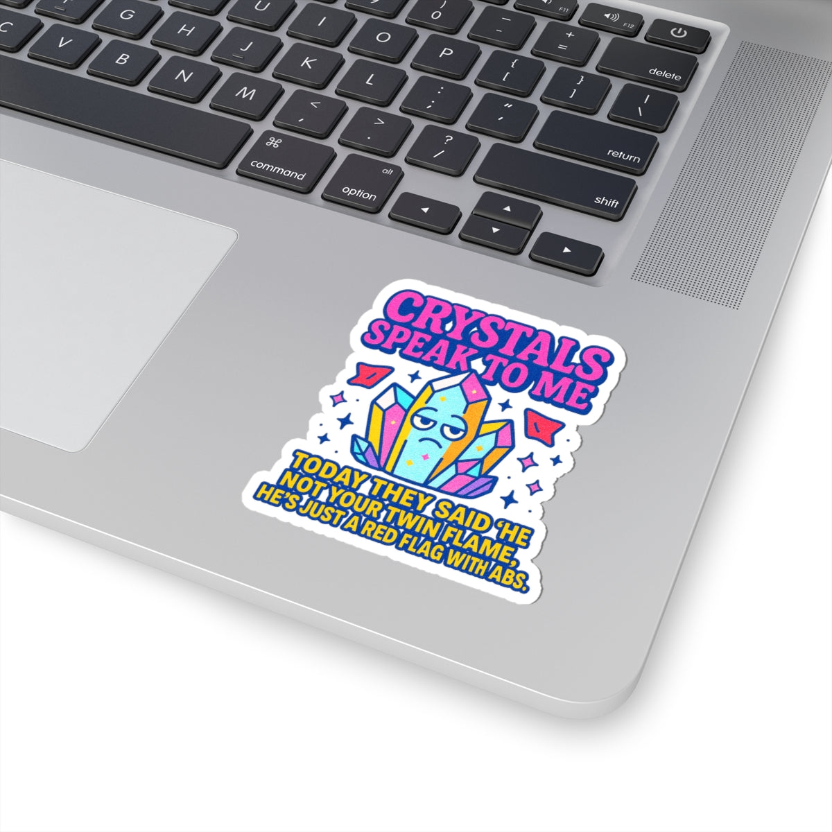 Whimsical Crystal Stickers | Fun Laptop Decor for Spiritual Souls, Journaling, Gift Ideas, Spirituality, Crystals
