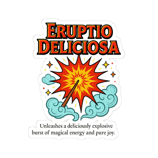 Harry Potter After Dark Naughty Spell Erupting Joy Kiss-Cut Stickers, Colorful Laptop Decor, Fun Party Favors, Birthday Gifts, Unique Wall Art