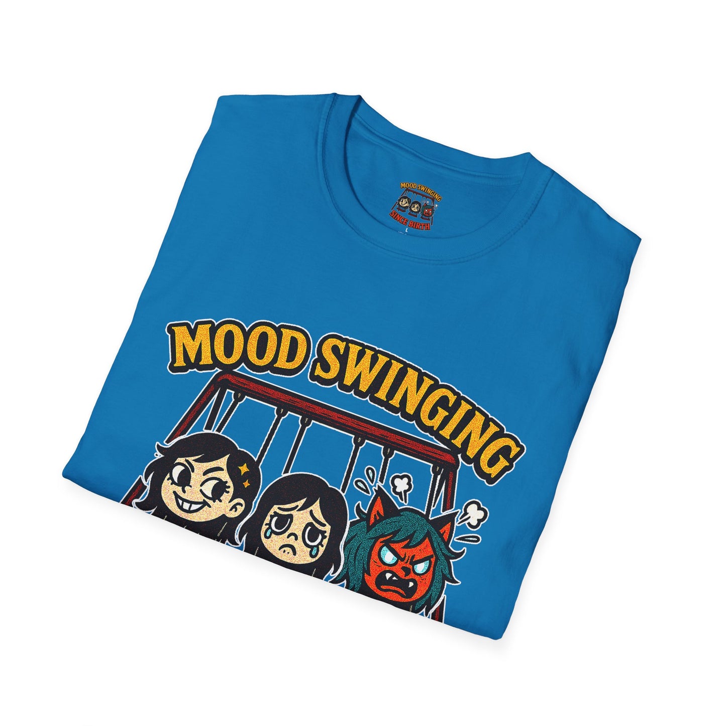 Mood Swinging Unisex T-Shirt, Funny Graphic Tee, Humor Shirt, Gift for Friends, Casual Wear, Birthday Present