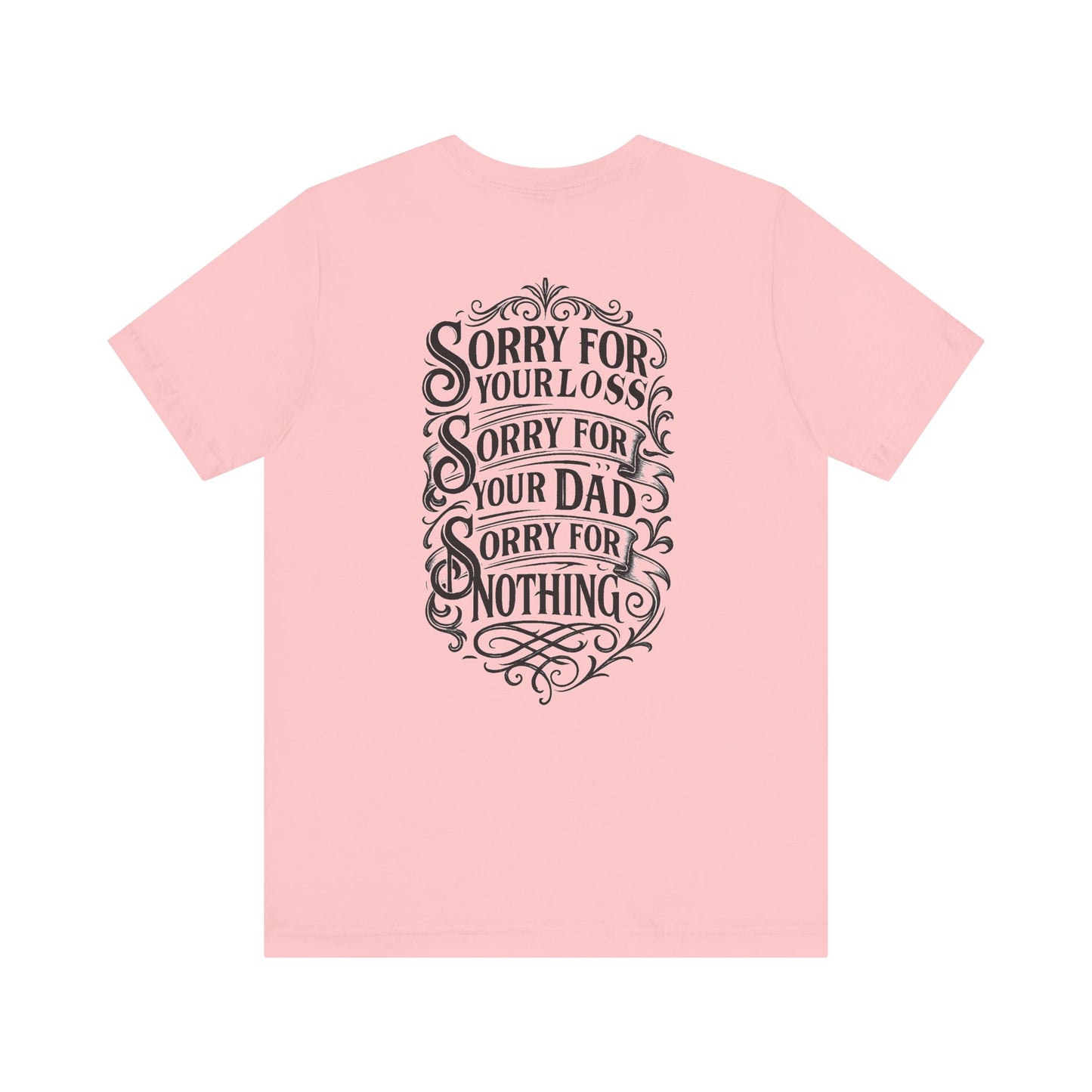 Dead Dads Club Sorry Graphic Tee, Unisex Short Sleeve T-Shirt, Halloween Shirt, Edgy Casual Wear, Alternative Fashion, Fun Gift Idea
