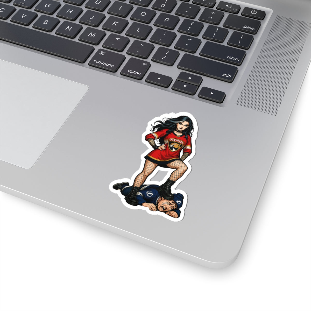 Panthers Girls Bold Kiss-Cut Stickers for Sports Fans, Laptop Decals, Cool Gifts, Team Spirit Decor, Unique Art Stickers