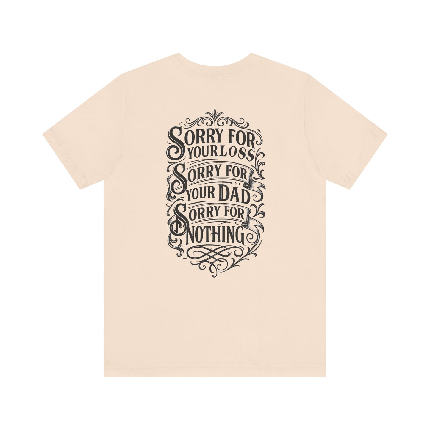 Dead Dads Club Sorry Graphic Tee, Unisex Short Sleeve T-Shirt, Halloween Shirt, Edgy Casual Wear, Alternative Fashion, Fun Gift Idea