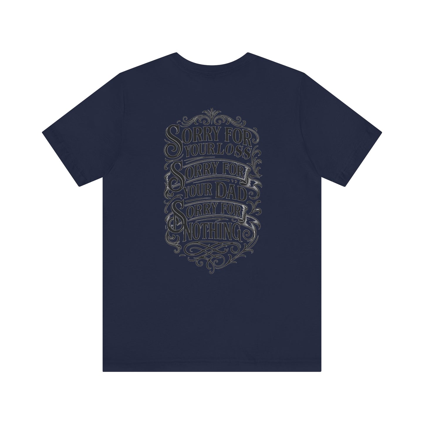Dead Dads Club Sorry Graphic Tee, Unisex Short Sleeve T-Shirt, Halloween Shirt, Edgy Casual Wear, Alternative Fashion, Fun Gift Idea
