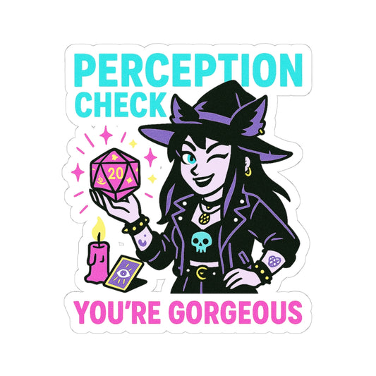 Glamorous RPG Kiss-Cut Stickers - Perfect for Gamers, Gifts, Laptop Decor, Cute Accessories, Fantasy Decor