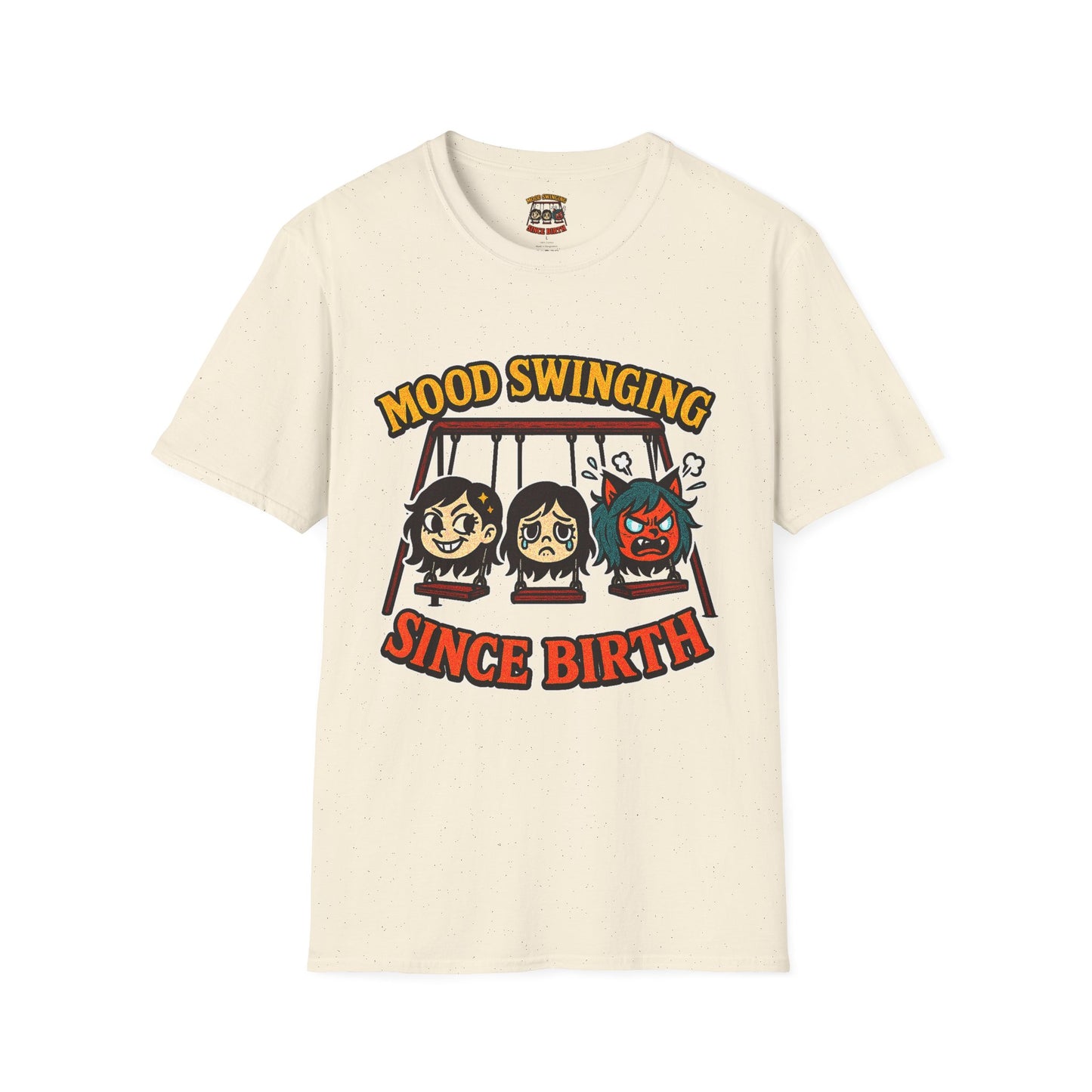 Mood Swinging Unisex T-Shirt, Funny Graphic Tee, Humor Shirt, Gift for Friends, Casual Wear, Birthday Present