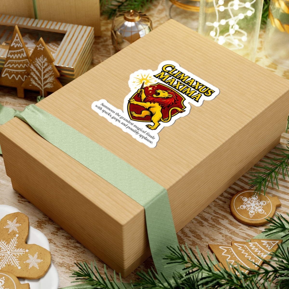 Harry Potter After Dark Naughty Spell Climaxus Maxima Magical Lion Sticker Set | Whimsical Art for Laptops, Journals, and Decor, Perfect Gift for Magic Lovers, Climaxus Maxima Design