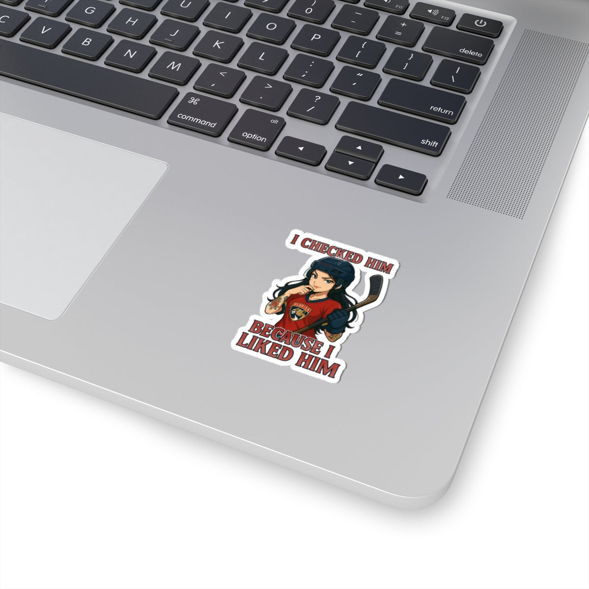 Hockey Kiss-Cut Stickers | Fun Sports Decor, Laptop Stickers, NHL Gifts, Quirky Art for Fans, Stickers for Going Out