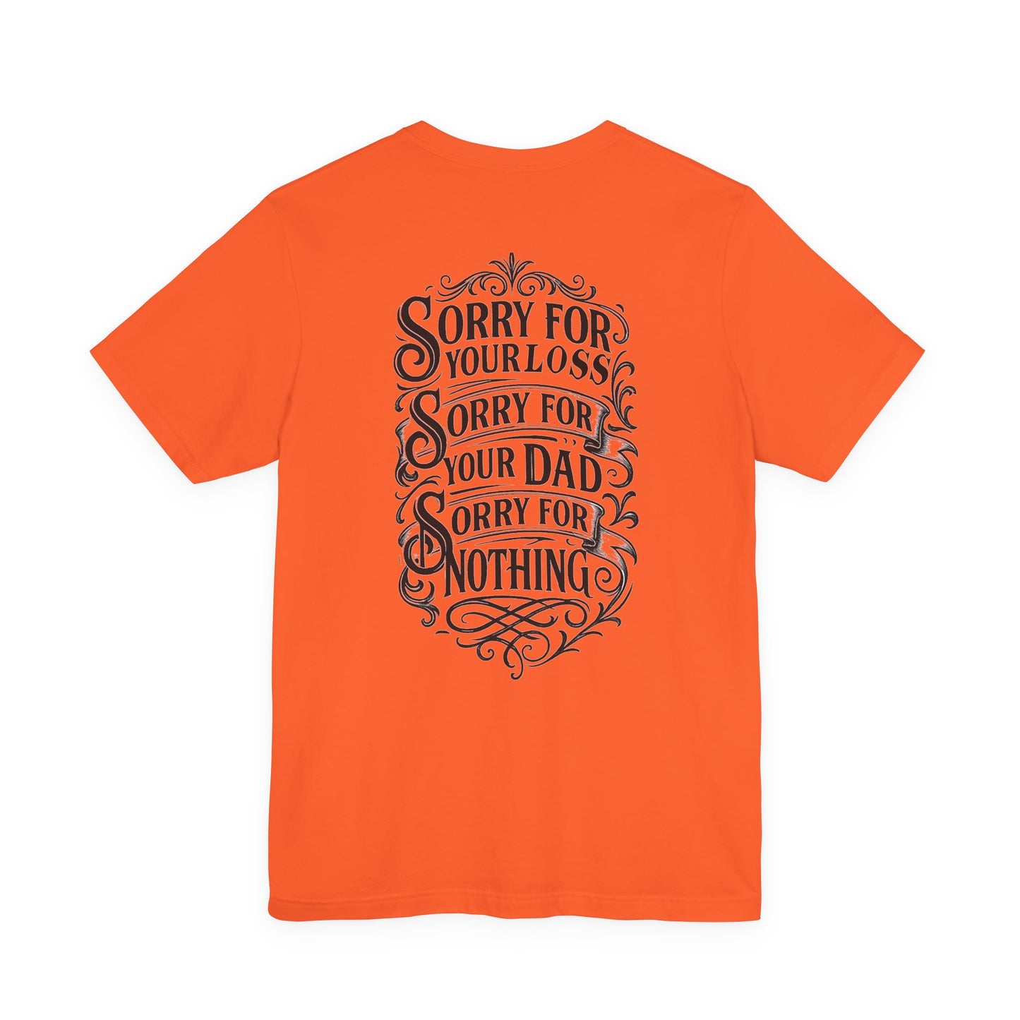 Dead Dads Club Sorry Graphic Tee, Unisex Short Sleeve T-Shirt, Halloween Shirt, Edgy Casual Wear, Alternative Fashion, Fun Gift Idea