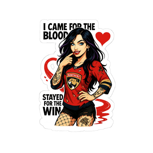 Bold Kiss-Cut Stickers, Sporty Vinyl Decals for Fans, Perfect for Laptops, Water Bottles, Team Merchandise, and Gifts