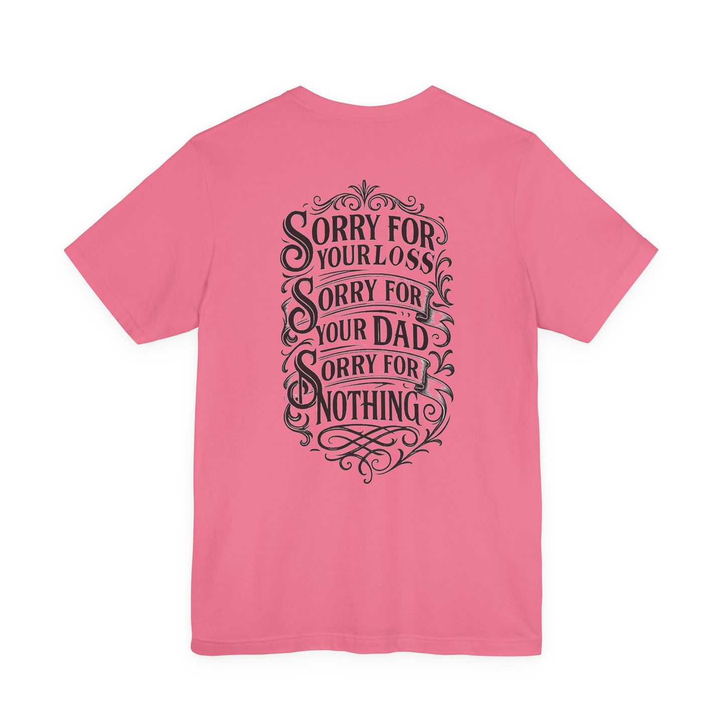 Dead Dads Club Sorry Graphic Tee, Unisex Short Sleeve T-Shirt, Halloween Shirt, Edgy Casual Wear, Alternative Fashion, Fun Gift Idea