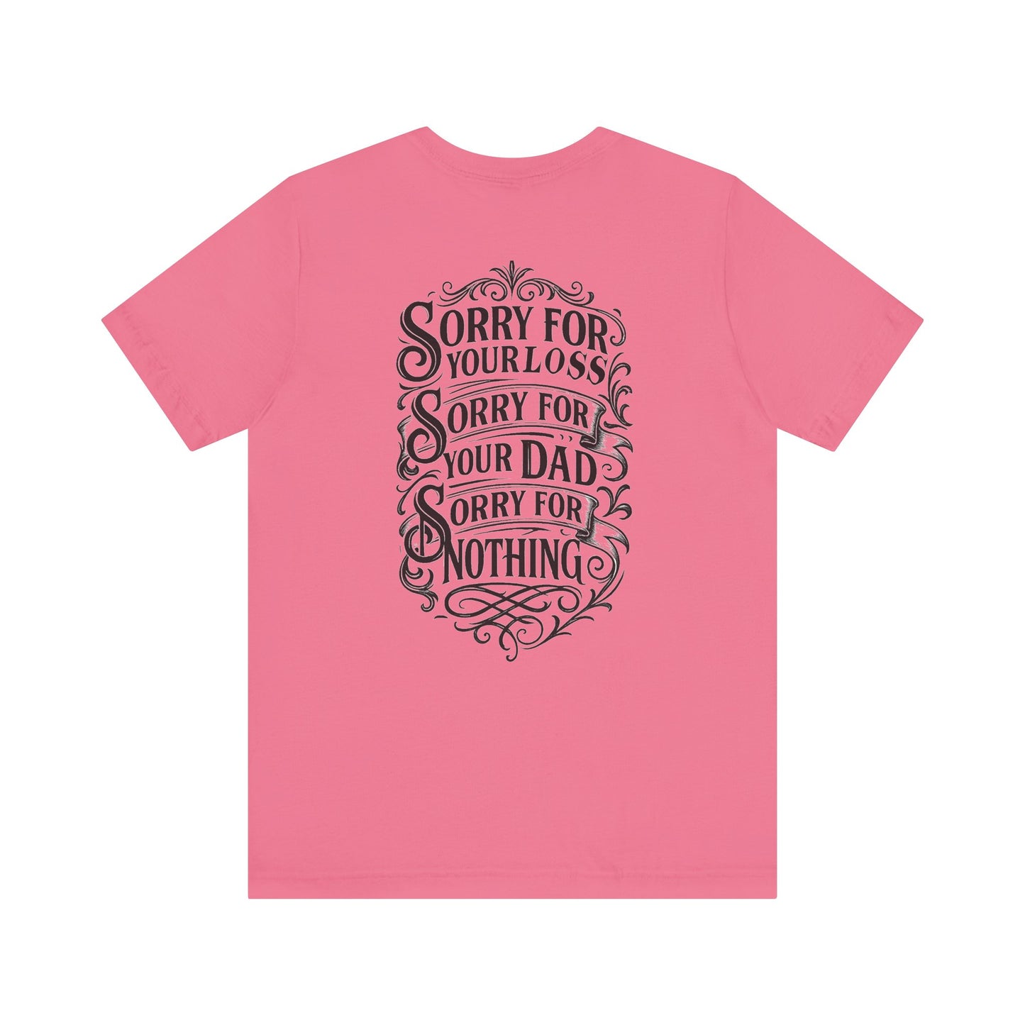 Dead Dads Club Sorry Graphic Tee, Unisex Short Sleeve T-Shirt, Halloween Shirt, Edgy Casual Wear, Alternative Fashion, Fun Gift Idea