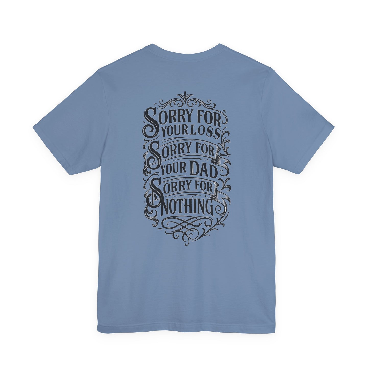 Dead Dads Club Sorry Graphic Tee, Unisex Short Sleeve T-Shirt, Halloween Shirt, Edgy Casual Wear, Alternative Fashion, Fun Gift Idea