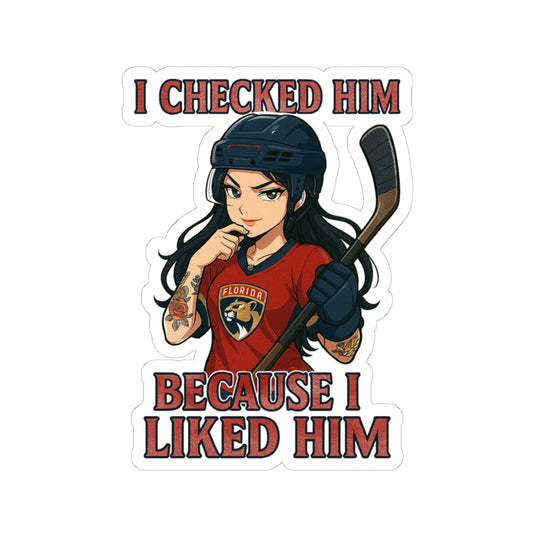 Hockey Kiss-Cut Stickers | Fun Sports Decor, Laptop Stickers, NHL Gifts, Quirky Art for Fans, Stickers for Going Out