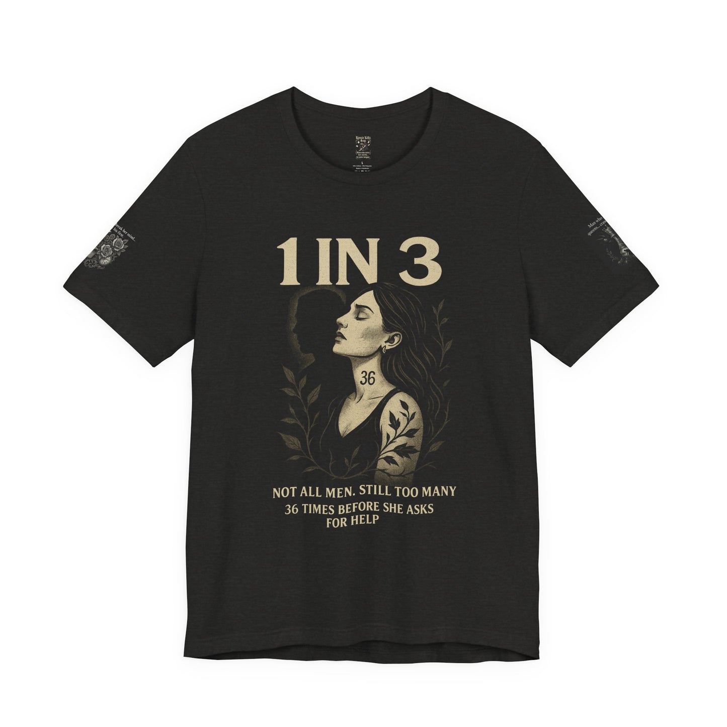 Survivor Empowering Awareness Tee, Feminist Shirt, Social Justice Apparel, Thought-Provoking T-Shirt, Awareness Campaign Clothing