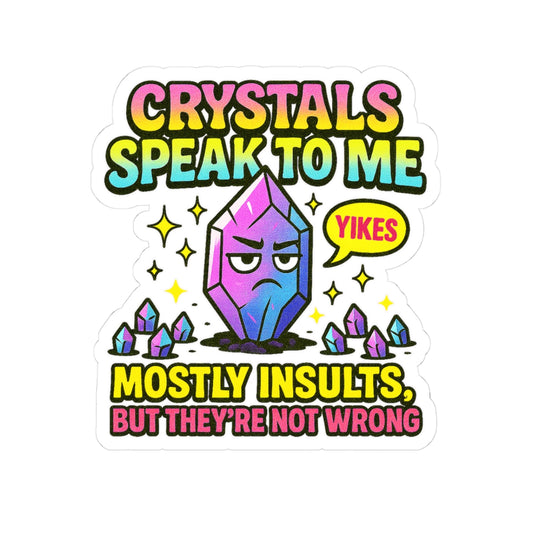 Colorful Crystals Sticker Set - Whimsical Laptop Decor, Funny Gift for Crystal Lovers, Unique Journal Accessories, Perfect for [...]