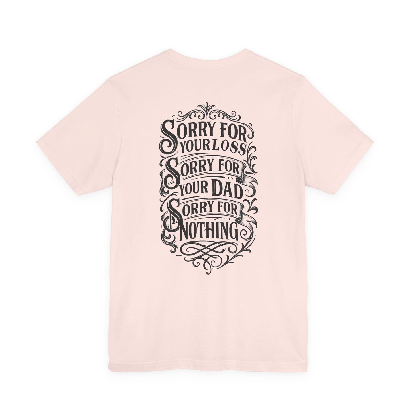 Dead Dads Club Sorry Graphic Tee, Unisex Short Sleeve T-Shirt, Halloween Shirt, Edgy Casual Wear, Alternative Fashion, Fun Gift Idea