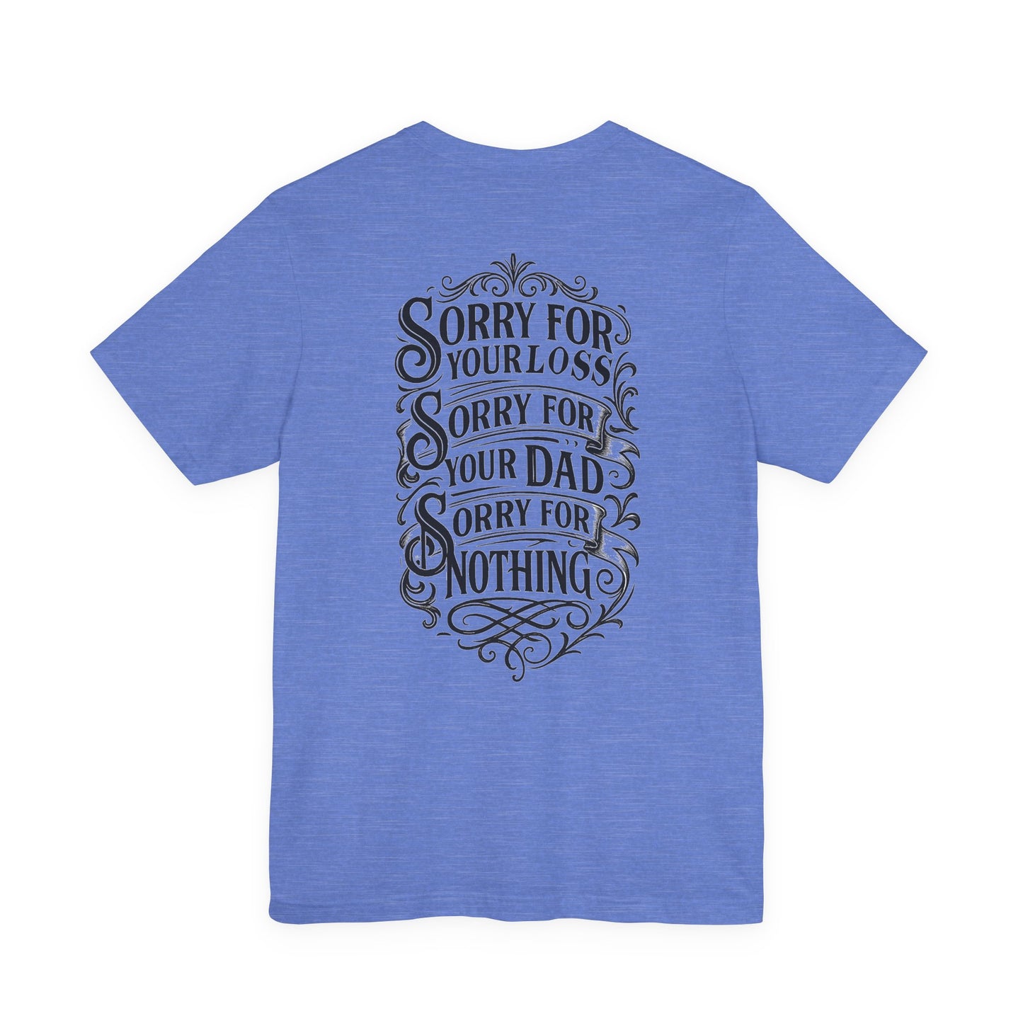 Dead Dads Club Sorry Graphic Tee, Unisex Short Sleeve T-Shirt, Halloween Shirt, Edgy Casual Wear, Alternative Fashion, Fun Gift Idea