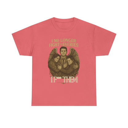 I No Longer Fight the Faeries Supernatural T Shirt Unisex Heavy Cotton Tee, Witchy Graphic Tee, Gift for Fantasy Lovers, Unisex T-Shirt, Occult Apparel, [...]