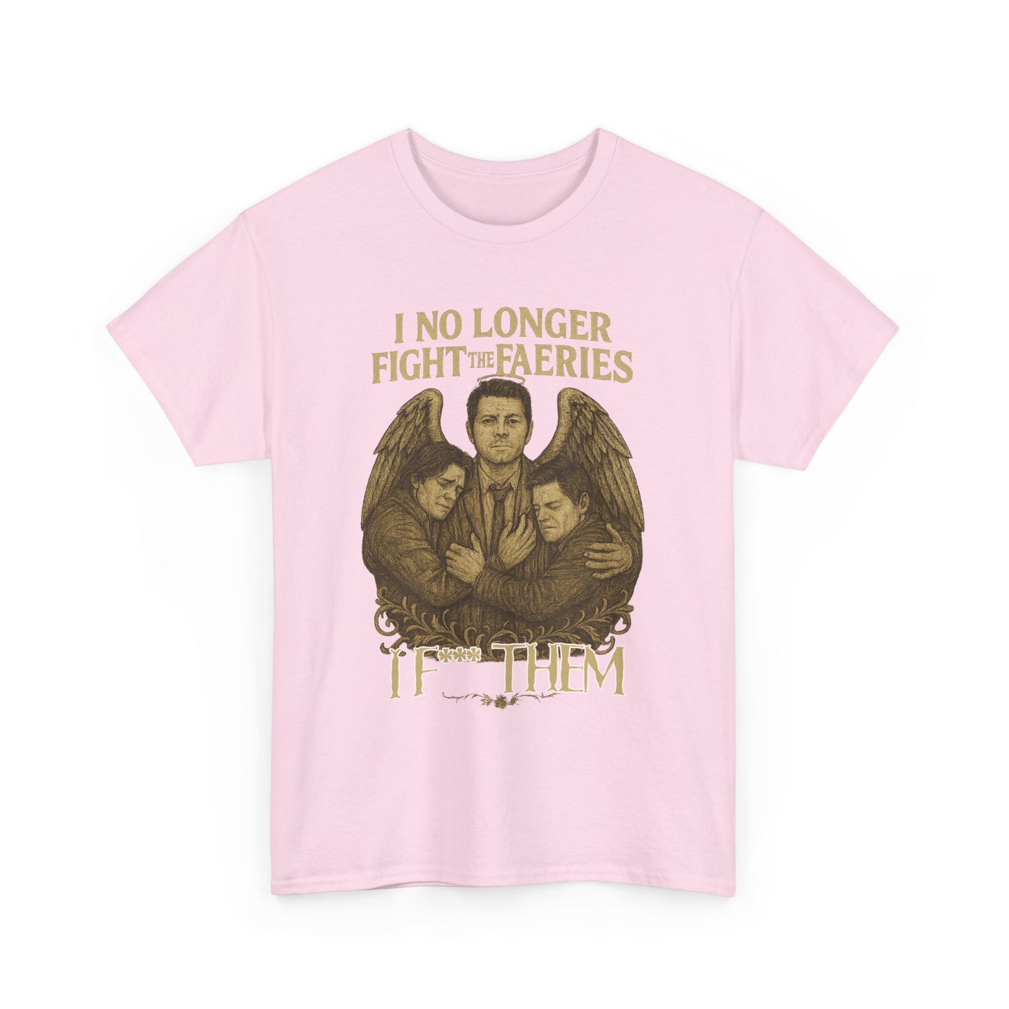 I No Longer Fight the Faeries Supernatural T Shirt Unisex Heavy Cotton Tee, Witchy Graphic Tee, Gift for Fantasy Lovers, Unisex T-Shirt, Occult Apparel, [...]