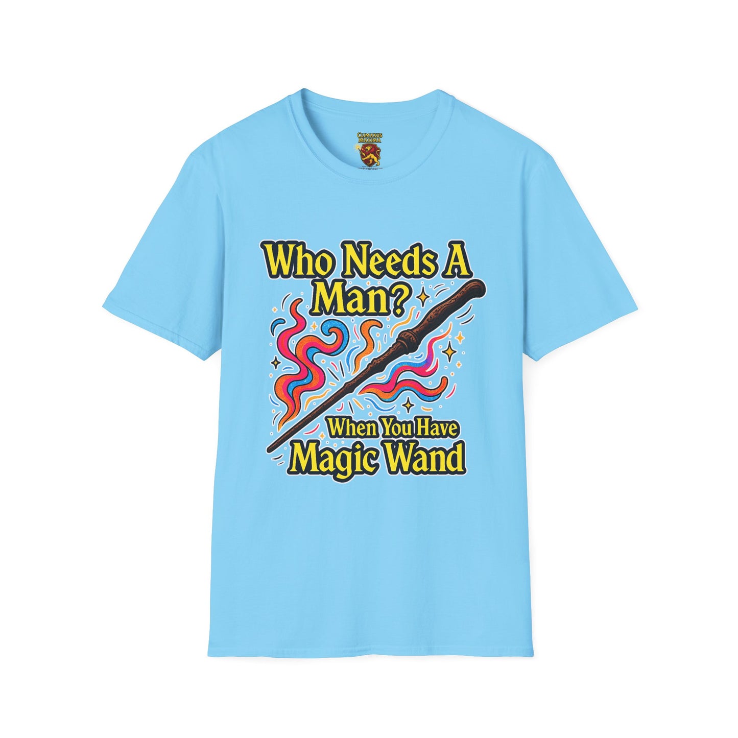 Whimsical Magic Wand T-Shirt, Fun Gift for Wizards, Unisex Shirt, Unique Statement Tee, Perfect for Halloween, Birthday, or Everyday Wear
