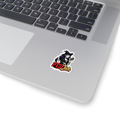 Vibrant Kiss-Cut Stickers for Bold Souls | PTS Diva Design, Unique Vinyl Decals, Witchy Aesthetic, Fun Gift, Laptop Decor