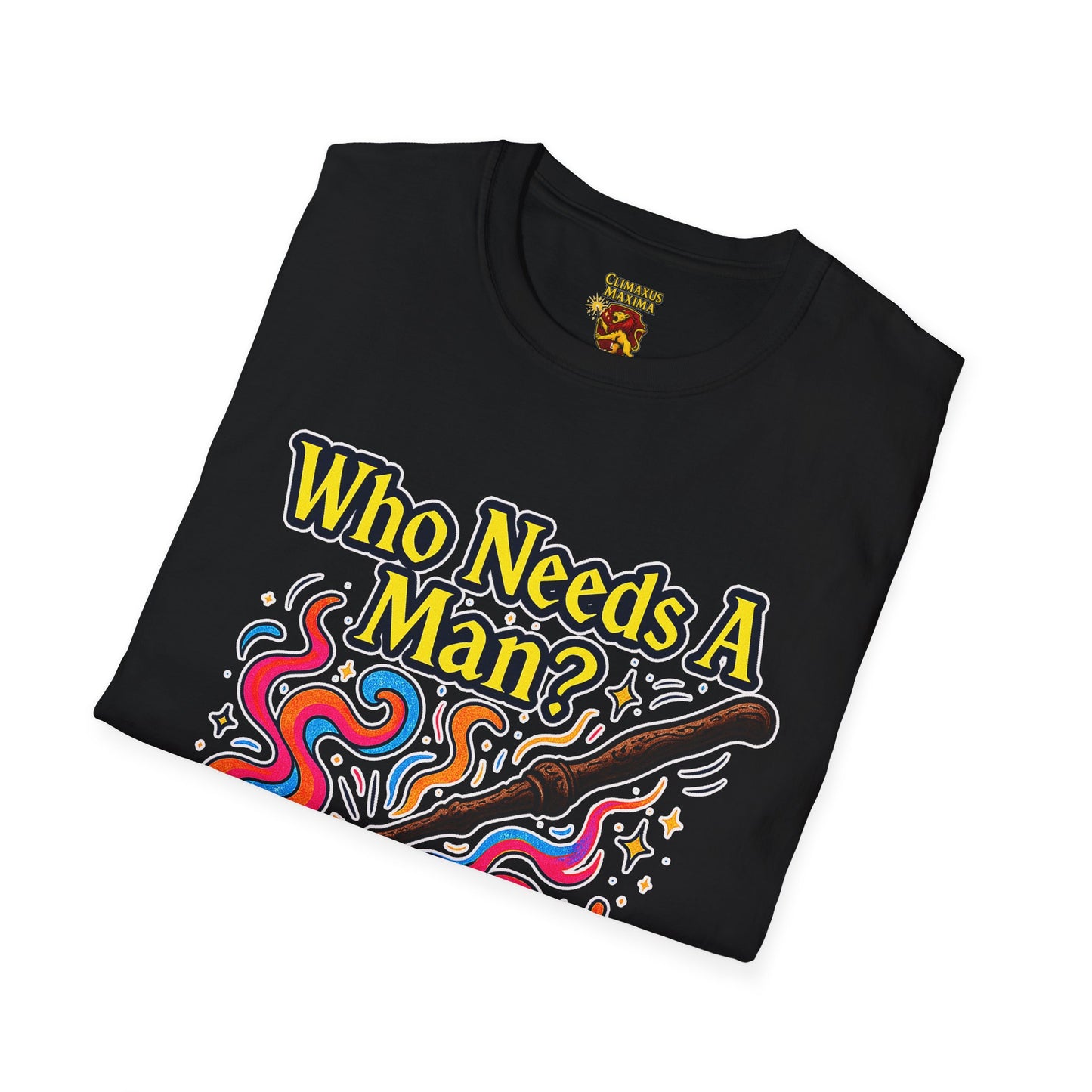 Whimsical Magic Wand T-Shirt, Fun Gift for Wizards, Unisex Shirt, Unique Statement Tee, Perfect for Halloween, Birthday, or Everyday Wear