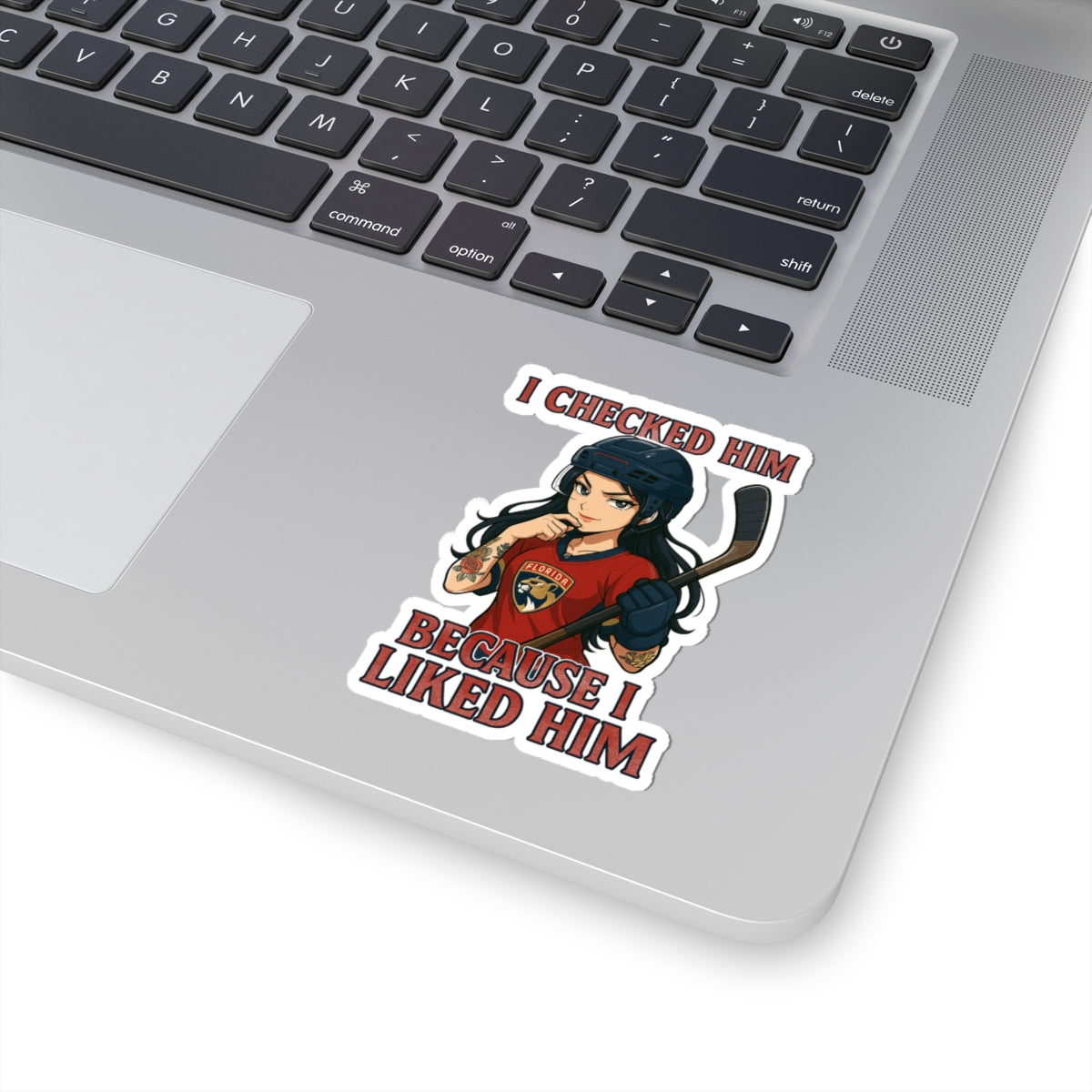Hockey Kiss-Cut Stickers | Fun Sports Decor, Laptop Stickers, NHL Gifts, Quirky Art for Fans, Stickers for Going Out