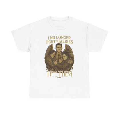 I No Longer Fight the Faeries Supernatural T Shirt Unisex Heavy Cotton Tee, Witchy Graphic Tee, Gift for Fantasy Lovers, Unisex T-Shirt, Occult Apparel, [...]