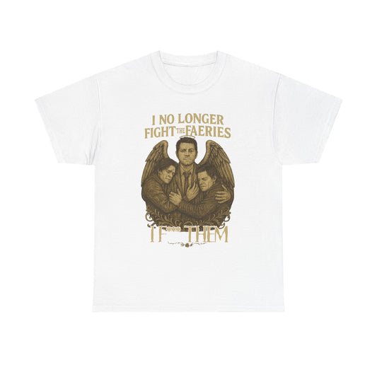 I No Longer Fight the Faeries Supernatural T Shirt Unisex Heavy Cotton Tee, Witchy Graphic Tee, Gift for Fantasy Lovers, Unisex T-Shirt, Occult Apparel, [...]