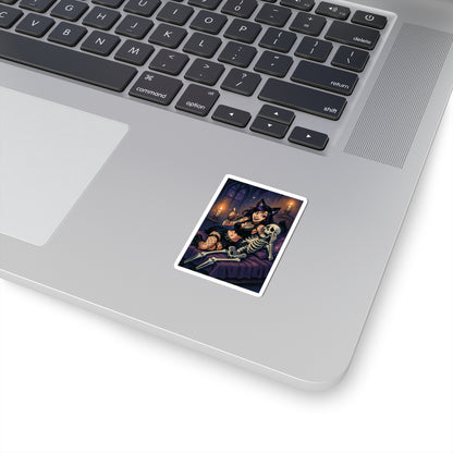 Whimsical Kiss-Cut Stickers, Gothic Décor, Halloween Party Decor, Cute Cat Girl, Laptop Stickers, Dark Vibes, Spooky Stickers