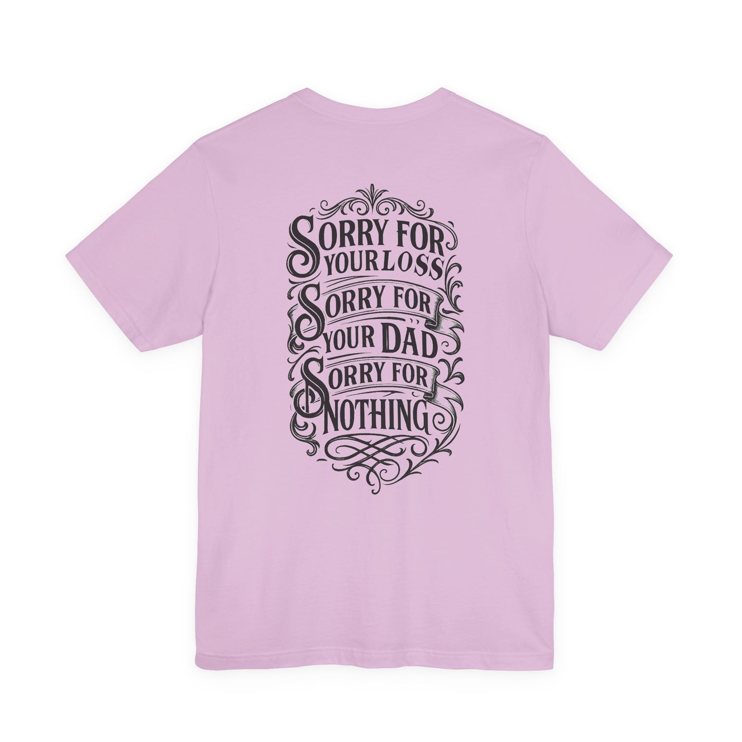 Dead Dads Club Sorry Graphic Tee, Unisex Short Sleeve T-Shirt, Halloween Shirt, Edgy Casual Wear, Alternative Fashion, Fun Gift Idea
