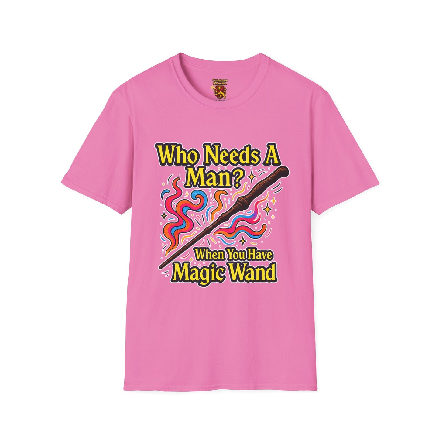 Whimsical Magic Wand T-Shirt, Fun Gift for Wizards, Unisex Shirt, Unique Statement Tee, Perfect for Halloween, Birthday, or Everyday Wear