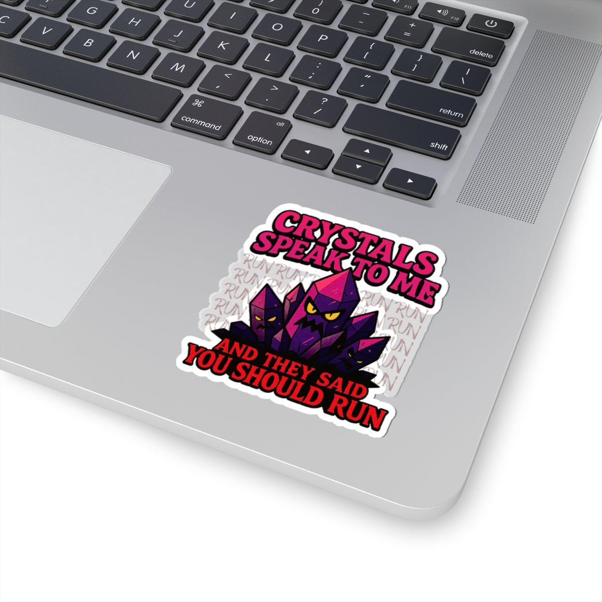 Crystal-Themed Kiss-Cut Stickers, Fun Stickers, Vinyl Decals, Witchy Accessories, Crystals Gifts, Laptop Decor