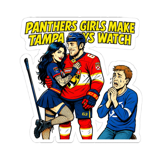 Fun Hockey Kiss-Cut Stickers, Sport Fan Gifts, Laptop Decals, Unique Car Stickers, Cool Home Decor
