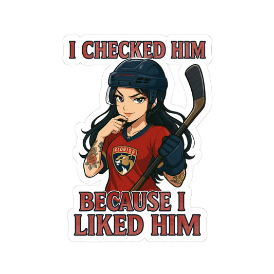 Hockey Kiss-Cut Stickers | Fun Sports Decor, Laptop Stickers, NHL Gifts, Quirky Art for Fans, Stickers for Going Out