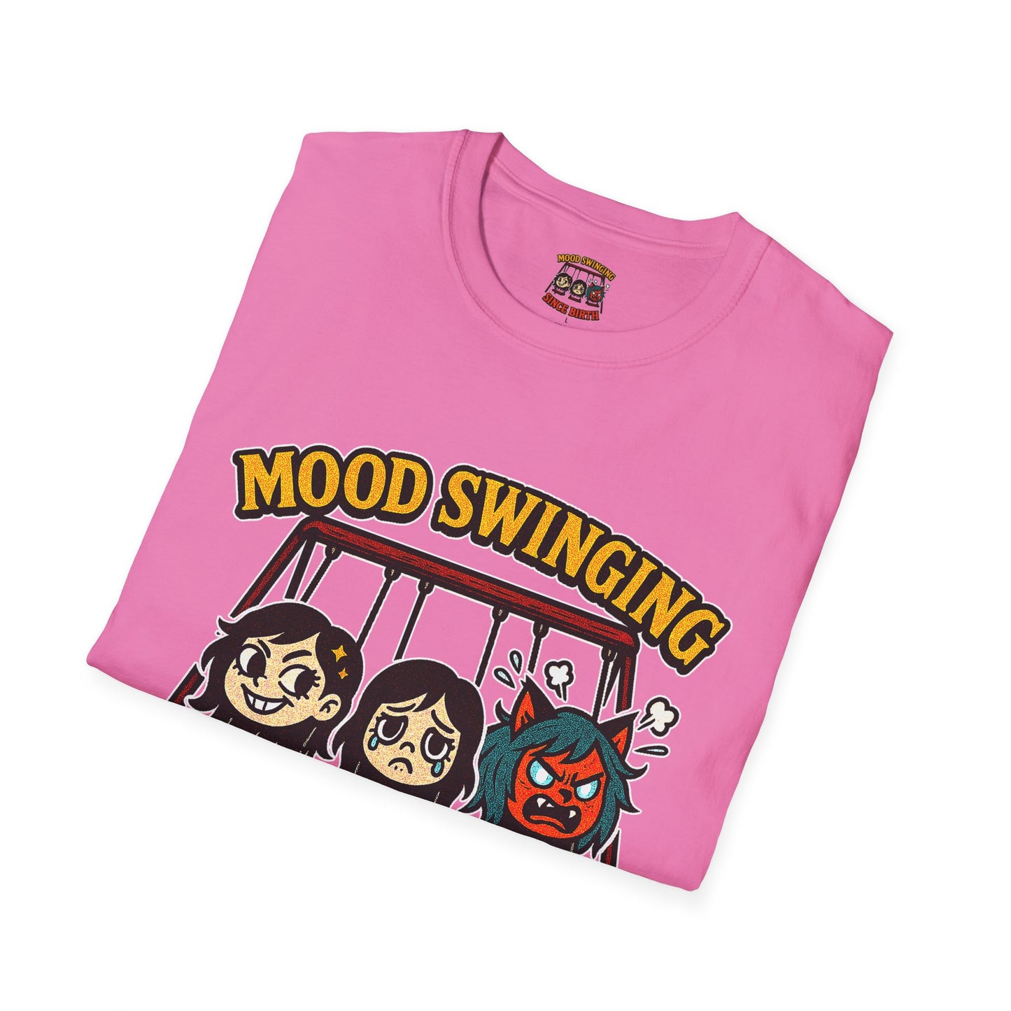 Mood Swinging Unisex T-Shirt, Funny Graphic Tee, Humor Shirt, Gift for Friends, Casual Wear, Birthday Present