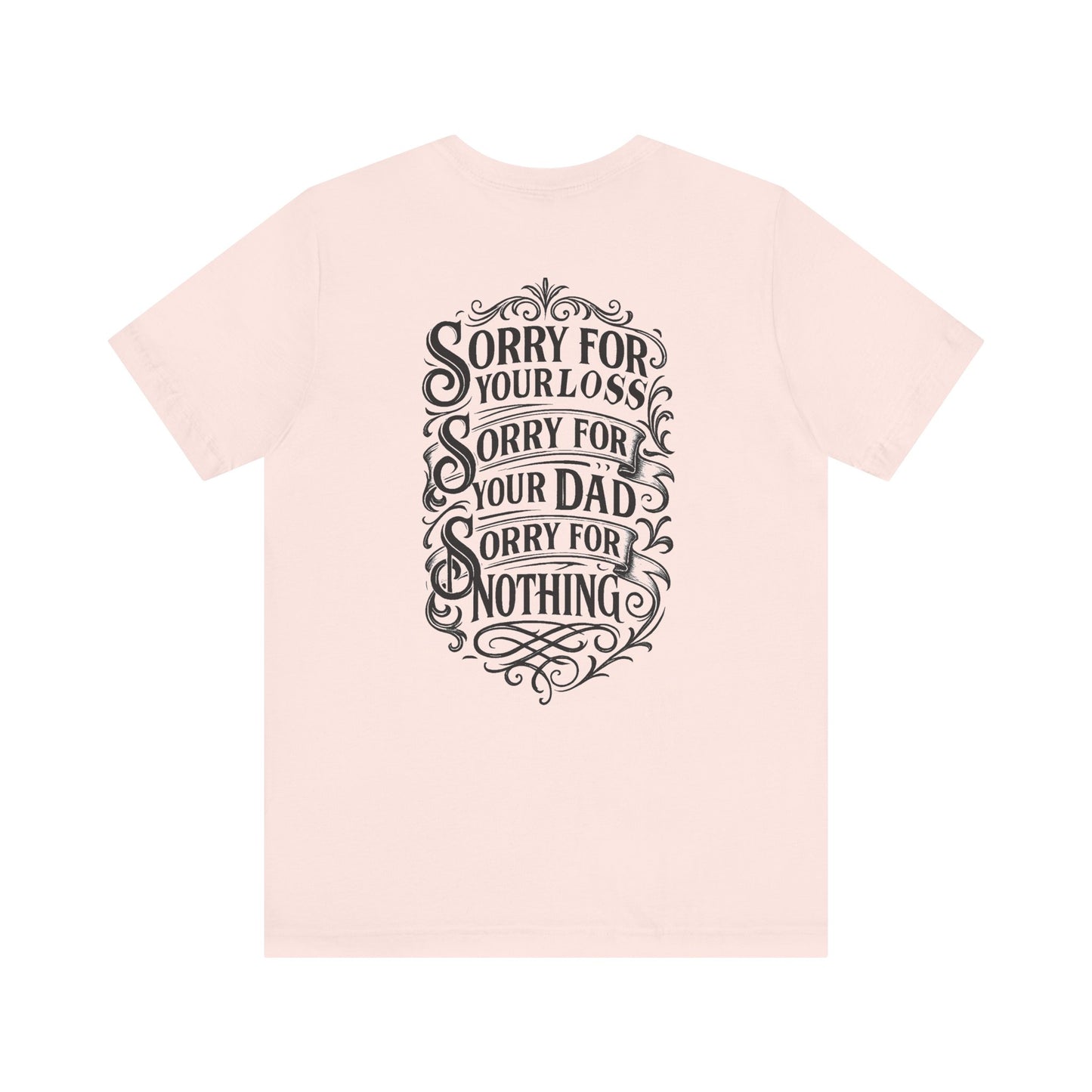 Dead Dads Club Sorry Graphic Tee, Unisex Short Sleeve T-Shirt, Halloween Shirt, Edgy Casual Wear, Alternative Fashion, Fun Gift Idea
