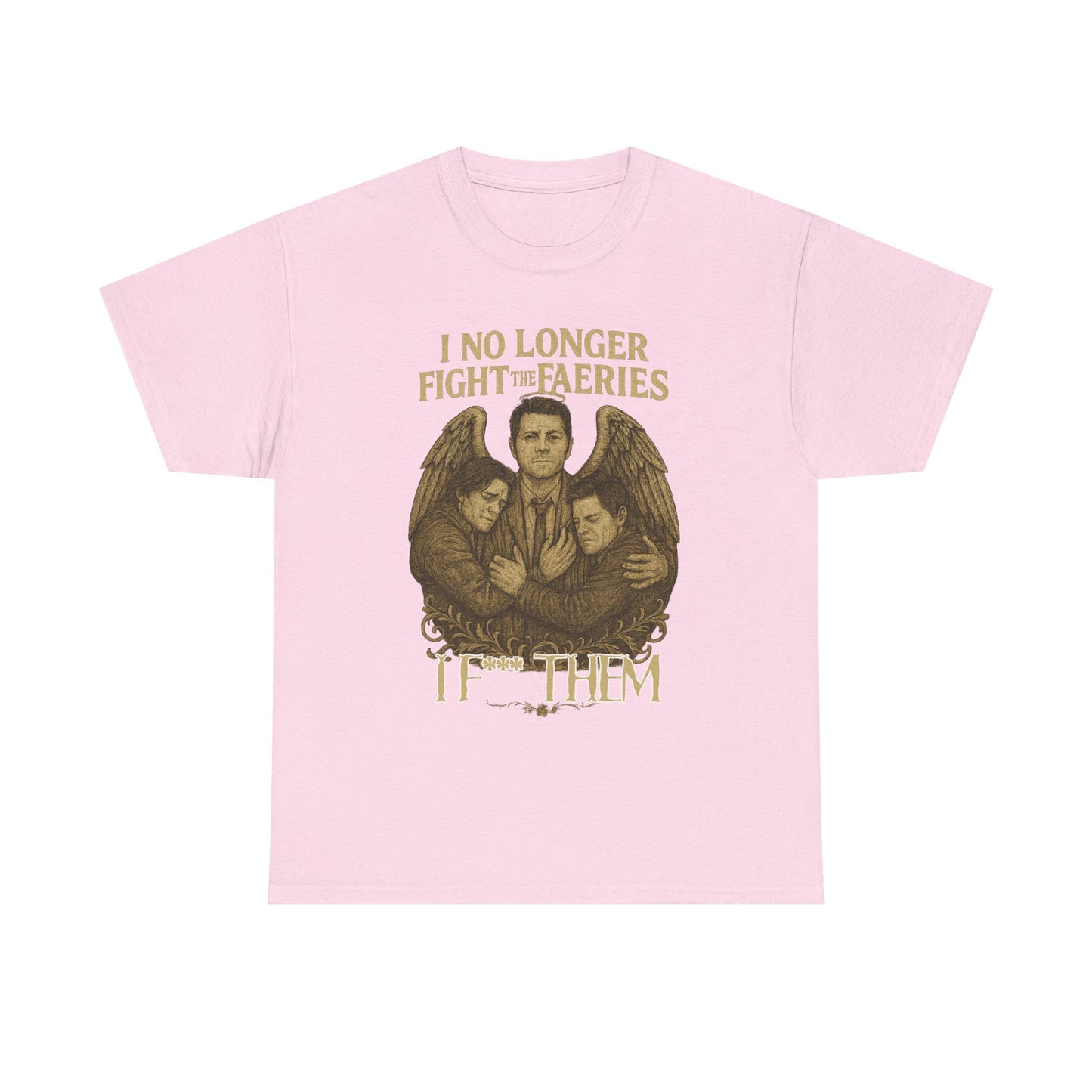 I No Longer Fight the Faeries Supernatural T Shirt Unisex Heavy Cotton Tee, Witchy Graphic Tee, Gift for Fantasy Lovers, Unisex T-Shirt, Occult Apparel, [...]