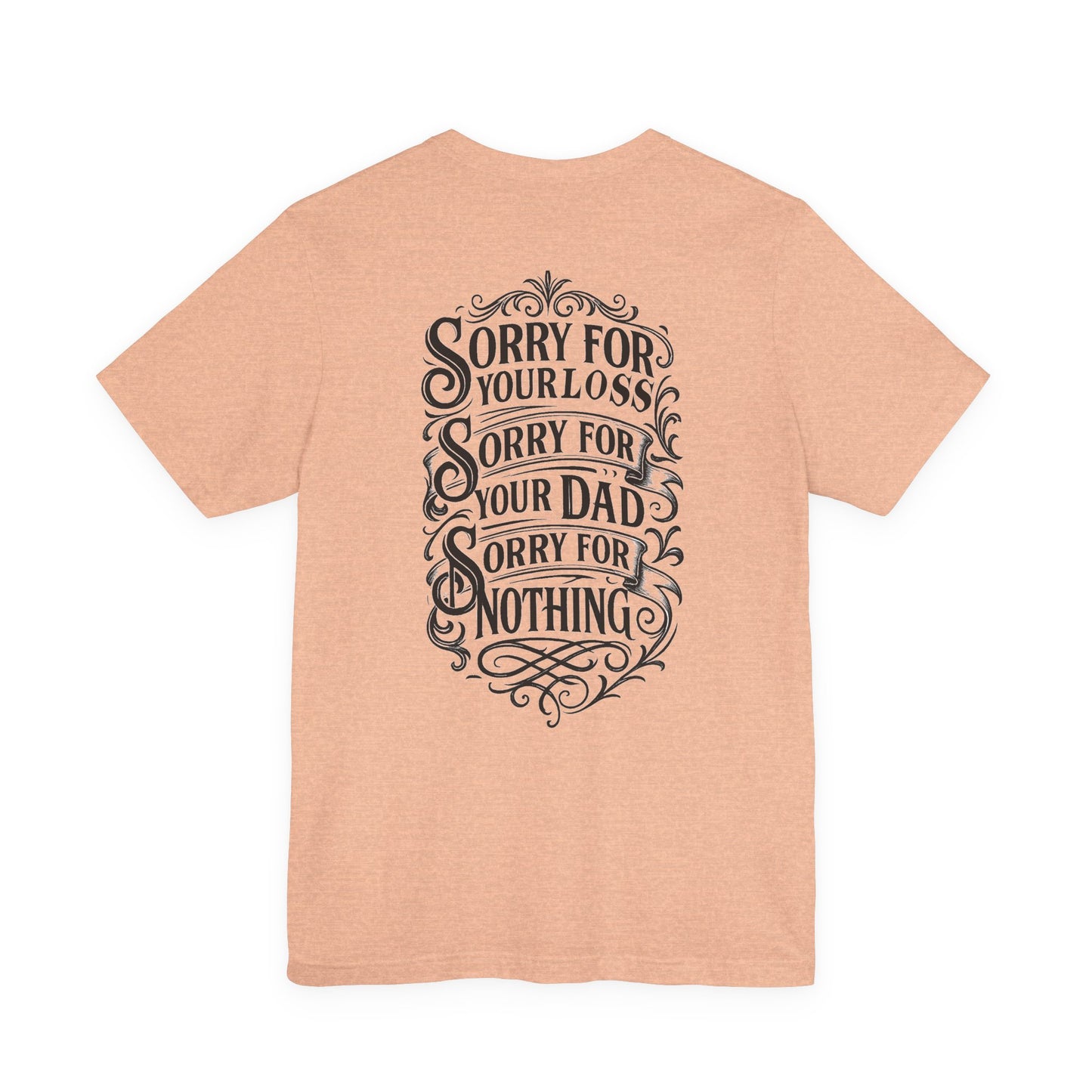 Dead Dads Club Sorry Graphic Tee, Unisex Short Sleeve T-Shirt, Halloween Shirt, Edgy Casual Wear, Alternative Fashion, Fun Gift Idea