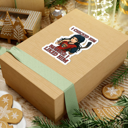 Hockey Kiss-Cut Stickers | Fun Sports Decor, Laptop Stickers, NHL Gifts, Quirky Art for Fans, Stickers for Going Out