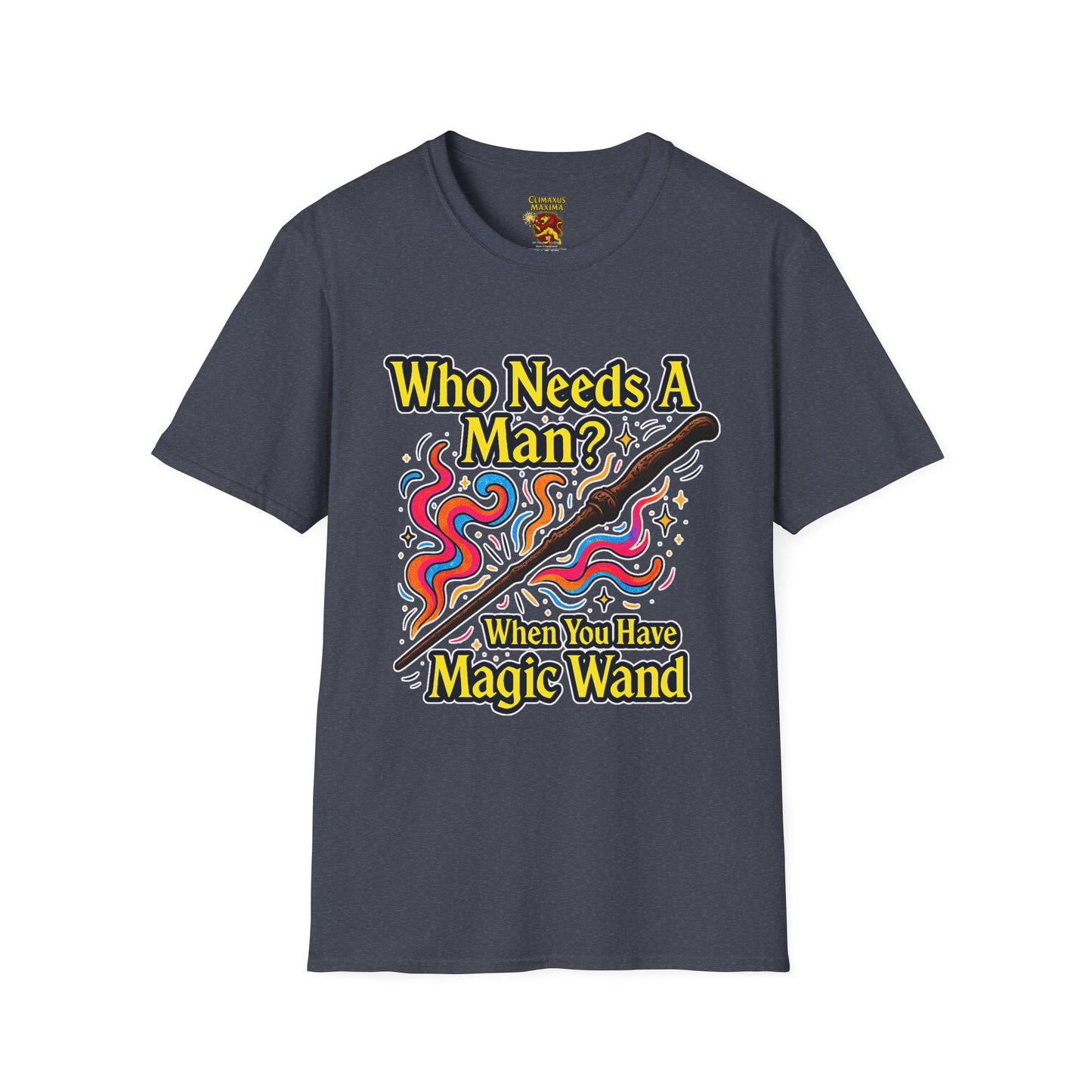 Whimsical Magic Wand T-Shirt, Fun Gift for Wizards, Unisex Shirt, Unique Statement Tee, Perfect for Halloween, Birthday, or Everyday Wear