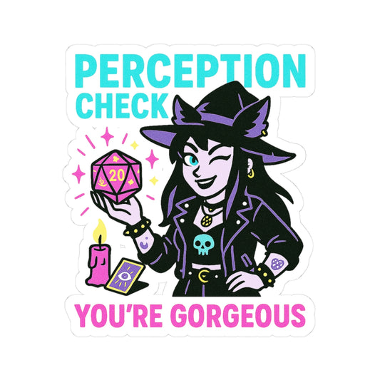 Glamorous RPG Kiss-Cut Stickers - Perfect for Gamers, Gifts, Laptop Decor, Cute Accessories, Fantasy Decor