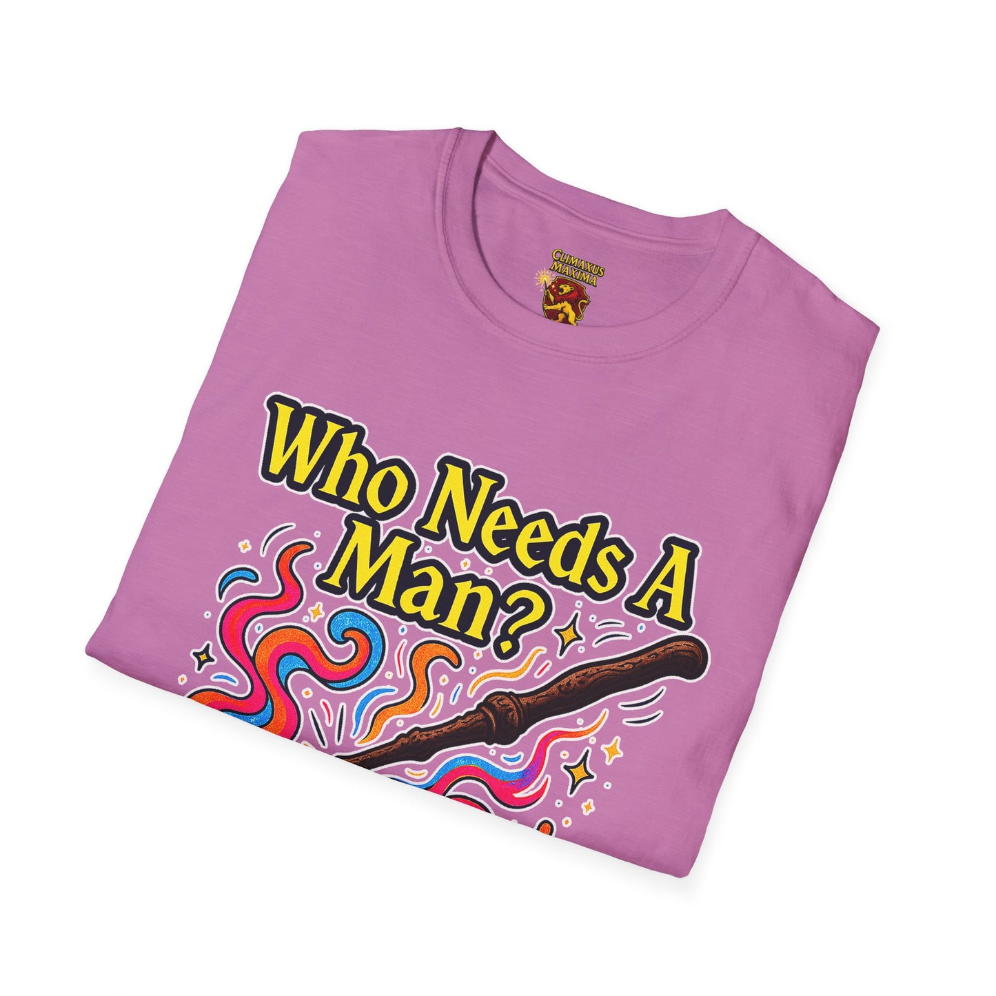 Whimsical Magic Wand T-Shirt, Fun Gift for Wizards, Unisex Shirt, Unique Statement Tee, Perfect for Halloween, Birthday, or Everyday Wear